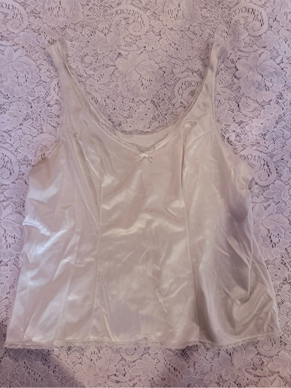 Vintage vassarette Satin Camisole